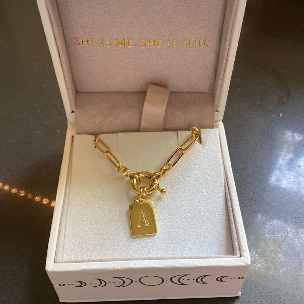 Arms of Eve Piper Necklace Letter A